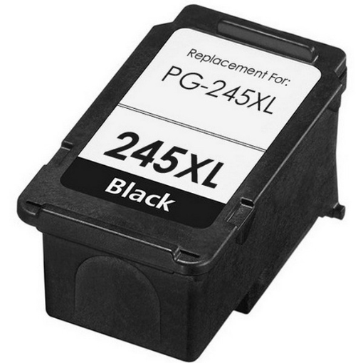 Picture of EcoSaver 8278B001 (PG-245XL) Black 1 OEM printhead+4 Eco-Saver tank with new chip (equal to 4 Canon PG245xl Cartridges)