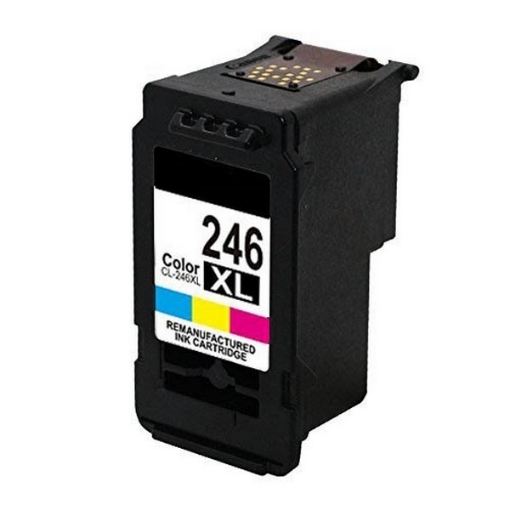 Picture of EcoSaver 8280B001AA (CL-246XL) Color 1 OEM printhead+3 Eco-Saver tank with new chip (equal to 3 Canon CL246xl Cartridges)