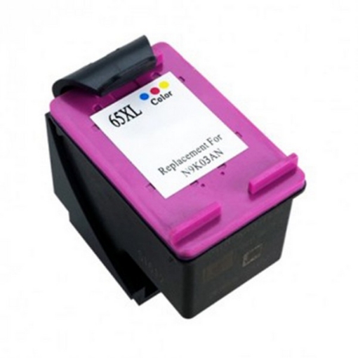 Picture of EcoSaver N9K03AN (HP 65XL) High Yield Tri-Color Inkjet Cartridge (300 Yield)