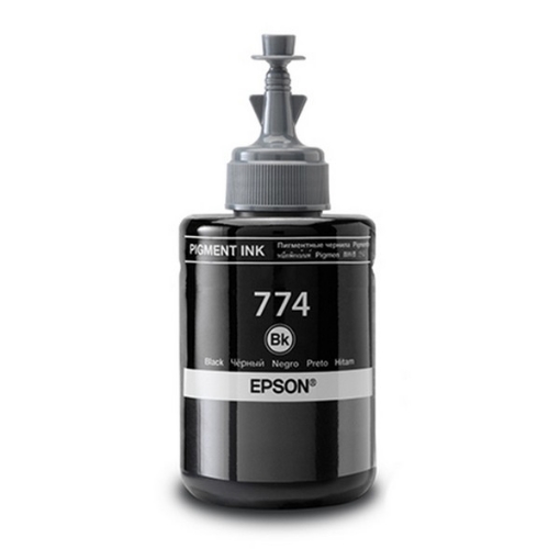 Picture of Compatible T774120 (Epson 774) Pigment Black Ecotank Ink Bottle (6000 Yield)