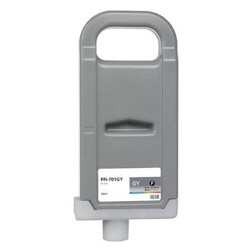 Picture of Compatible 0909B001 (PFI-701GY) Gray Inkjet Cartridge (700 ml)