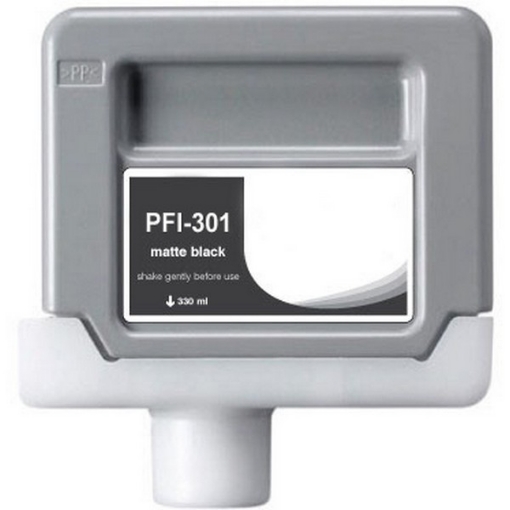 Picture of Compatible 1485B001 (PFI-301MBk) Matte Black Inkjet Cartridge (330 ml)