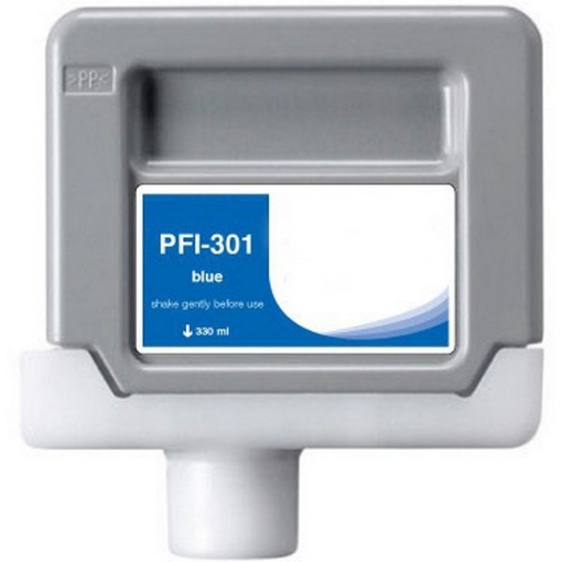 Picture of Compatible 1494B001 (PFI-301Blue) Blue Inkjet Cartridge (330 ml)