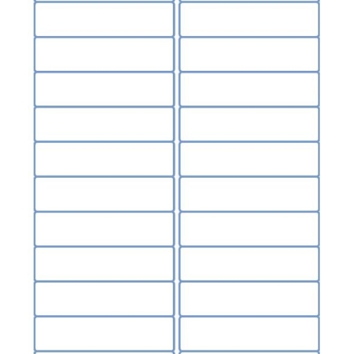 Picture of Compatible 5161 Address Labels (1" x 4") (100 sheets per pack)