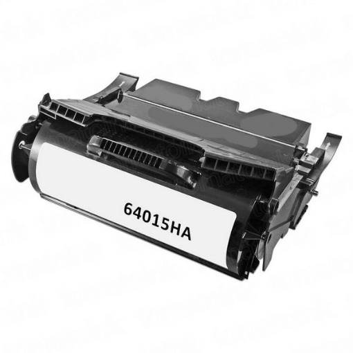 Picture of Lexmark Compatible 64015HA High Yield Black Toner Cartridge (21000 Yield)